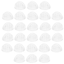(As show, One size) 100pcs Commodity Price Tag Shelf Clips Adhesive Memo Clip Holders Price Tag Plastic Clips for Supermarket