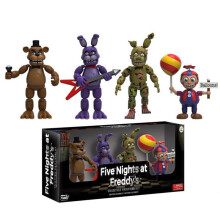 (Five Nights)4 Stück Fnaf Five Nights At Freddy's Pizza Simulator 4 cm Actionfiguren Spielzeugspiel