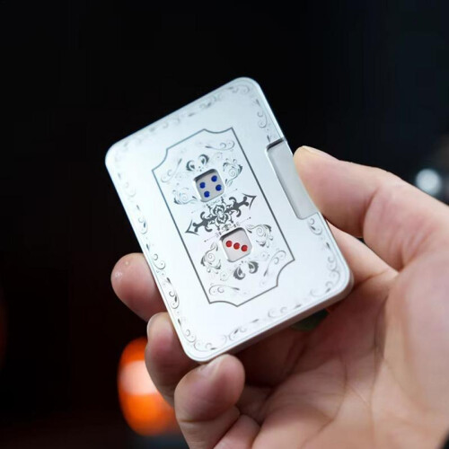 Dice Stress Relief Toy Mechanical Dice Aluminum Alloy Stress Reliever Press And Transform Spinner 1