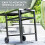 Outsunny Outsunny BBQ Trolley with Foldable Side Table, Movable Barbecue Pizza Table 6