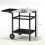 Outsunny Outsunny BBQ Trolley with Foldable Side Table, Movable Barbecue Pizza Table 3