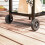 Outsunny Outsunny BBQ Trolley with Foldable Side Table, Movable Barbecue Pizza Table 9