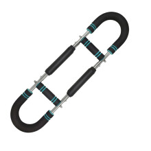 (Blue) Adjustable Arm Trainer Portable Home U-Shaped Wrist Strength Exerciser Chest Expander Shoulder Muscle Training Fitness Equipment