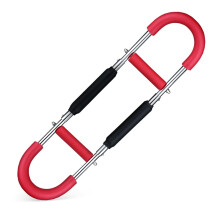 (Red) Adjustable Arm Trainer Portable Home U-Shaped Wrist Strength Exerciser Chest Expander Shoulder Muscle Training Fitness Equipment