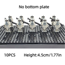 10 Stück Star Wars Kamino Sicherheitsklone Minifiguren Klontruppen Spielzeuggeschenke für Kinder
