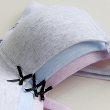 (34, Combination A) Teenager Girls Bra 100% Cotton Sports Soft Bra Without Underwire Seamless Padded Bralette Top Underwear For 12-18 Years Children And Women - Set Of 3/