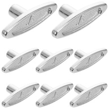 (As show, One size) 8pcs Metal Winder T Shape Bar Replacement Winding Keys for Windup Jewelry Music Box