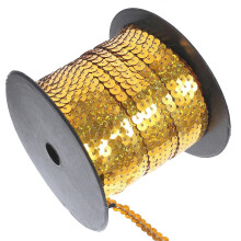 (As show, One size) 1 Roll of Hand Sewing Sequins DIY PVC Sequins Decorative Round Sequins DIY Crafts