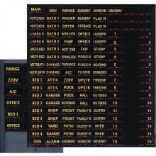 (Black, One size) Circuit Breaker Labels, Breaker Box Label, 129 Electrical Panel Labels Fuse Box Stickers, Easy Read and Install (Yellow)