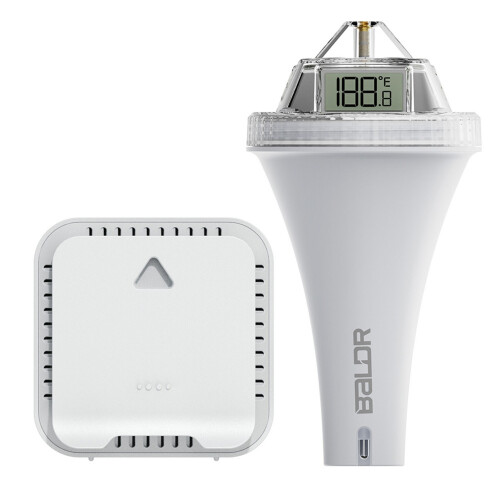 Pooltermometer flytande lättavläsning digital pooltermometer trådlös vattentemperaturdisplay 2