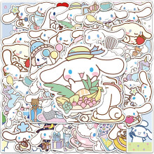 (As show, One size) 50pcs Blue Cute Animal Stickers For Kids Teens Adults Girls Vinyl Aesthetic Waterproof Stickers For Water Bottles Skateboard Computers