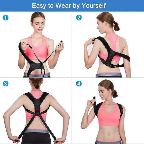(As show, One size) Posture Corrector, Straightener for Shoulder Strap Back Support and Shoulder Posture Corrector Back Pain Relief 2