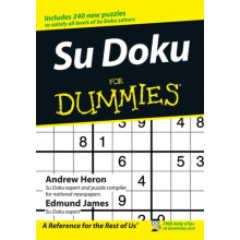 Su Doku for Dummies by Edmund James Paperback Book