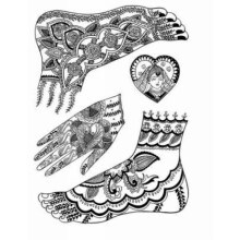 Mehndi Designs by Marty Noble Paperback Book
