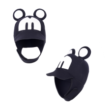 (mouse4, One Size) Adult Sunscreen Ultraviolet Diving Cap Cartoon Diving Winter Swimming Snorkeling diving hood for Male and Female Children