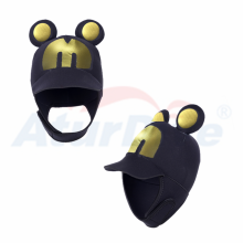 (mouse5, One Size) Adult Sunscreen Ultraviolet Diving Cap Cartoon Diving Winter Swimming Snorkeling diving hood for Male and Female Children