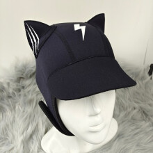 (cat 2, One Size) Adult Sunscreen Ultraviolet Diving Cap Cartoon Diving Winter Swimming Snorkeling diving hood for Male and Female Children