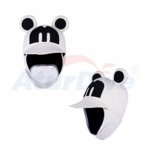 (mouse2, One Size) Adult Sunscreen Ultraviolet Diving Cap Cartoon Diving Winter Swimming Snorkeling diving hood for Male and Female Children