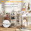 Homcom HOMCOM 18PCS Stackable Clear Plastic Shoe Storage Box for UK/EU Size 12/46 8