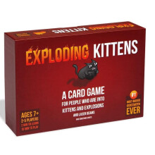 Exploding Kittens Original Edition – Kartenspiel für Freunde & Familie | Partyspiel, Spaß & Eisbrecher