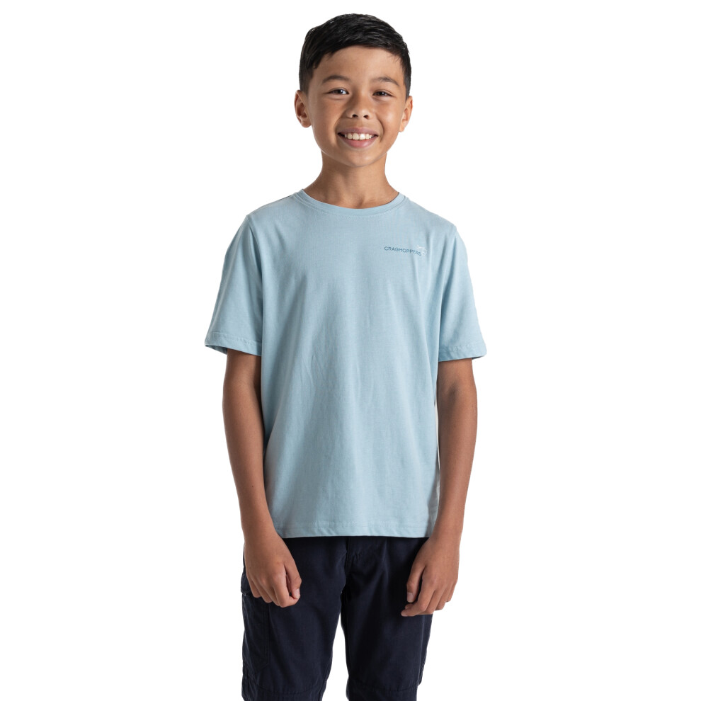 (11-12 Years, Sky Blue) Craghoppers Childrens/Kids Ellis Whale Shark Short-Sleeved T-Shirt