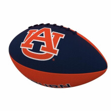 Logo Brands 110-93JR-2 Auburn Pinwheel Logo Junior Size Rubber Football