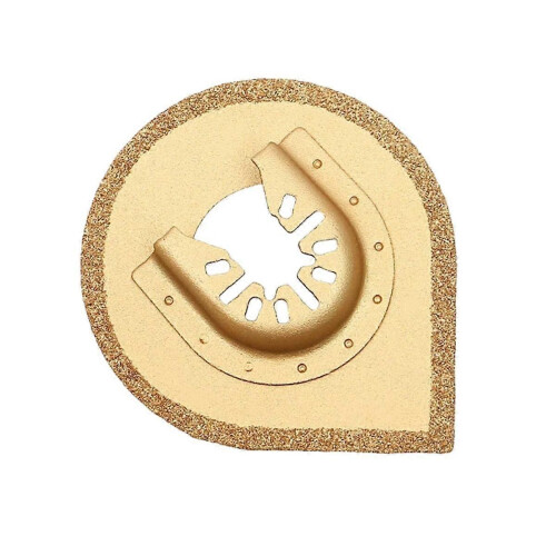 2pc Oscillating Multitool Triangle Carbide Rasp Saw Blade Grind Blade Water Droplet Shaped Grinding Disc Trimming Blade 2