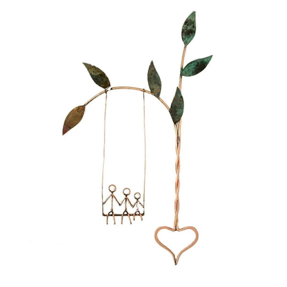 Swing Decorations Metal Wall Arts, Metal Wall Decor, Wall Decor Living Room, Exquisite Wall Sculptures Home Decor B