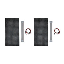 2Pcs P5 Indoor LED Screen Panel 64X32 Pixels LED Display Module 16 Scan 320X160mm Full Color LED Screen Panel