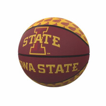 Logo Brands 156-91MR-1 IA State Repeating Logo Mini-Size Rubber Basketball