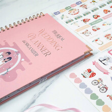 Wedding planner for the bride - Organisation book with countdown calendar, Valentine's Day gift