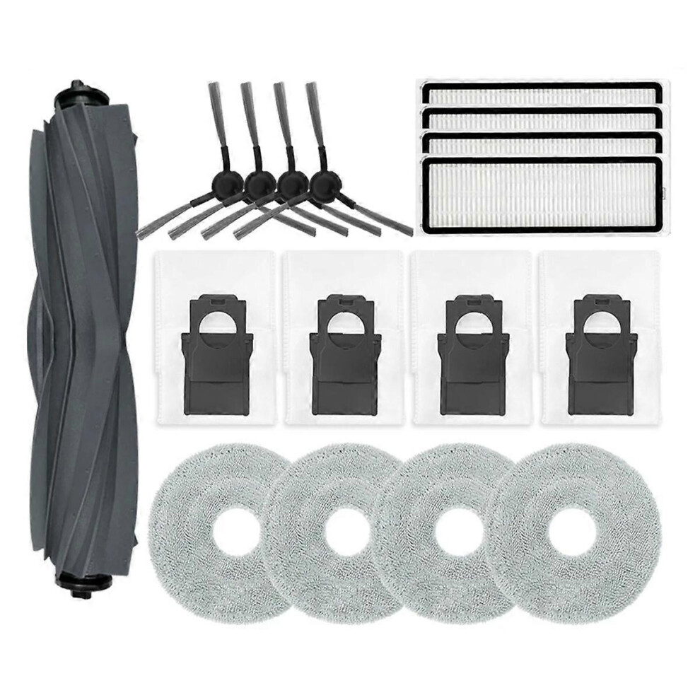 For Bot L10s Plus Robot Vacuum Parts Accessories Main Side Brush Hepa Filter Mop Cloth Dust Bag Replacements.