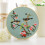 3 Sets DIY Embroidery Kit for Beginners Adults, Includes Holiday Cat, Hoop, Color Threads, Tools 5