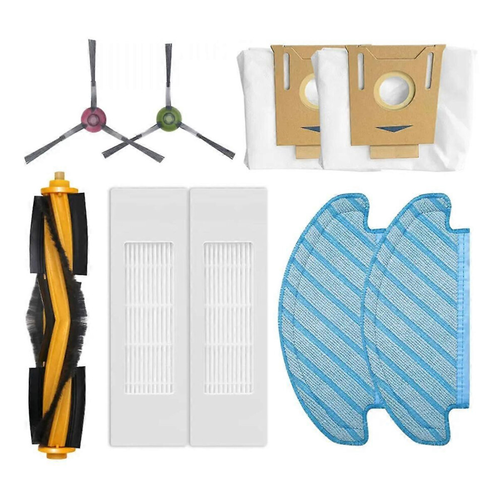 For N10 / N10 Plus Main Side Brush Hepa Filter Mop Cloths Dust Bag Robot Vacuum Cleaner Replacement Parts