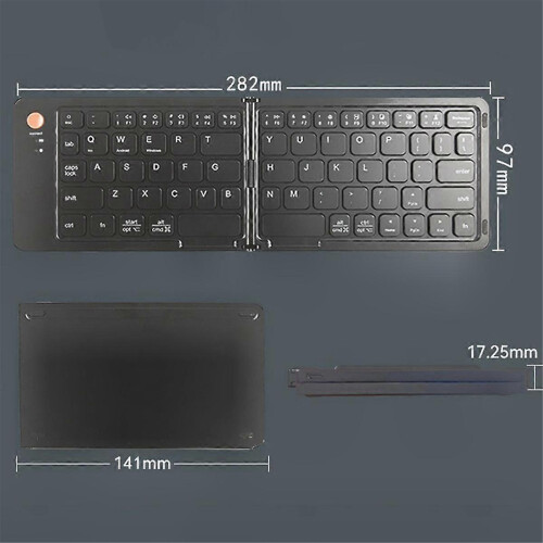 Mini Bluetooth Keyboard Portable Folding Wireless Keypad for IOS/Android/Windows Tablet Mobile Phone Keyboard 1