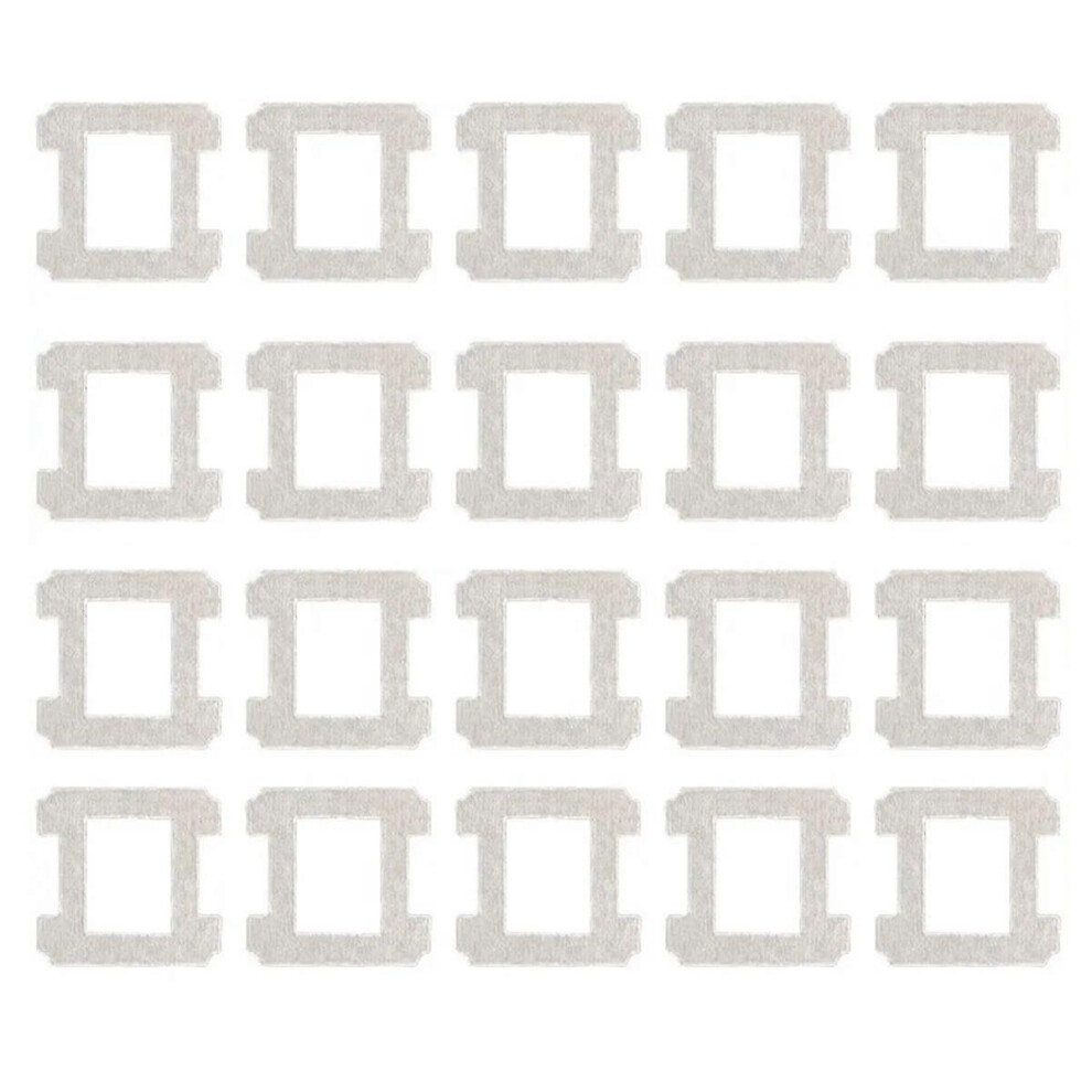 Compatible for W2 Pro / W2 Omni Mop Cloths Rag Pad Window Robot Cleaner Spare Parts Accessories 20pcs