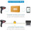 Bluetooth CCD Barcode Scanner Handheld 3