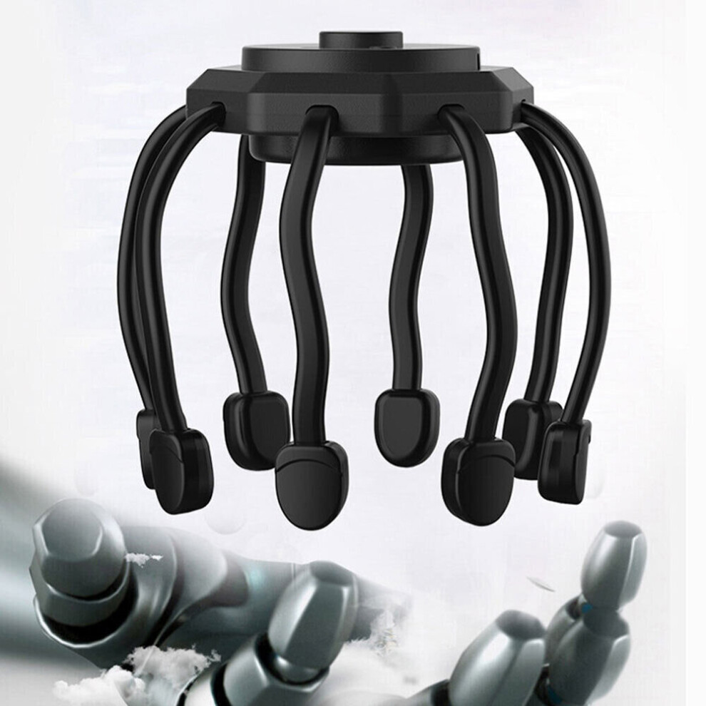 Electric Scalp Massager 3 Modes Cordless 360 Vibrating Head Massager