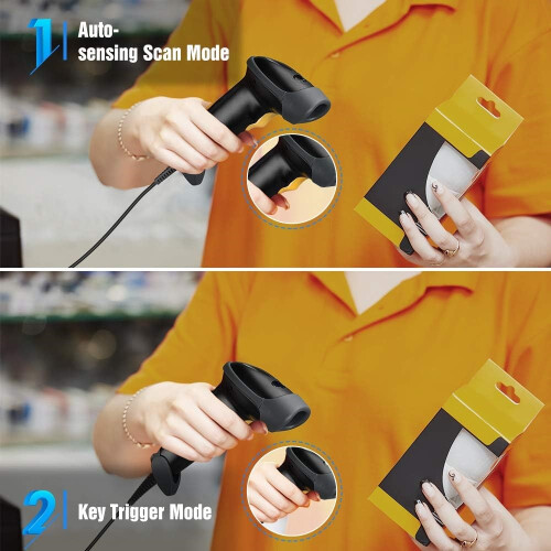 Handheld wired 1D 2D Barcode Scanner 2