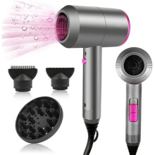 Hair Dryer 2000W Professional Hairdryer Powerful AC Motor Quick Drying Ionic dryer with 2 Speed 3 Heat Setting, Cool Shot Button with 1
