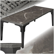 (grey) Garden Table Bistro Set Outdoor Dining Patio Settings Picnic Wood Coffee Rattan