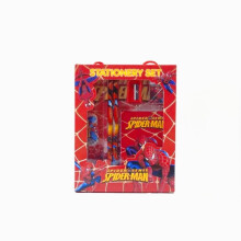 (B) Cartoon Spider-Man Pattern Stationery Children's Portable Stationery Set