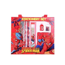 (A) Cartoon Spider-Man Pattern Stationery Children's Portable Stationery Set
