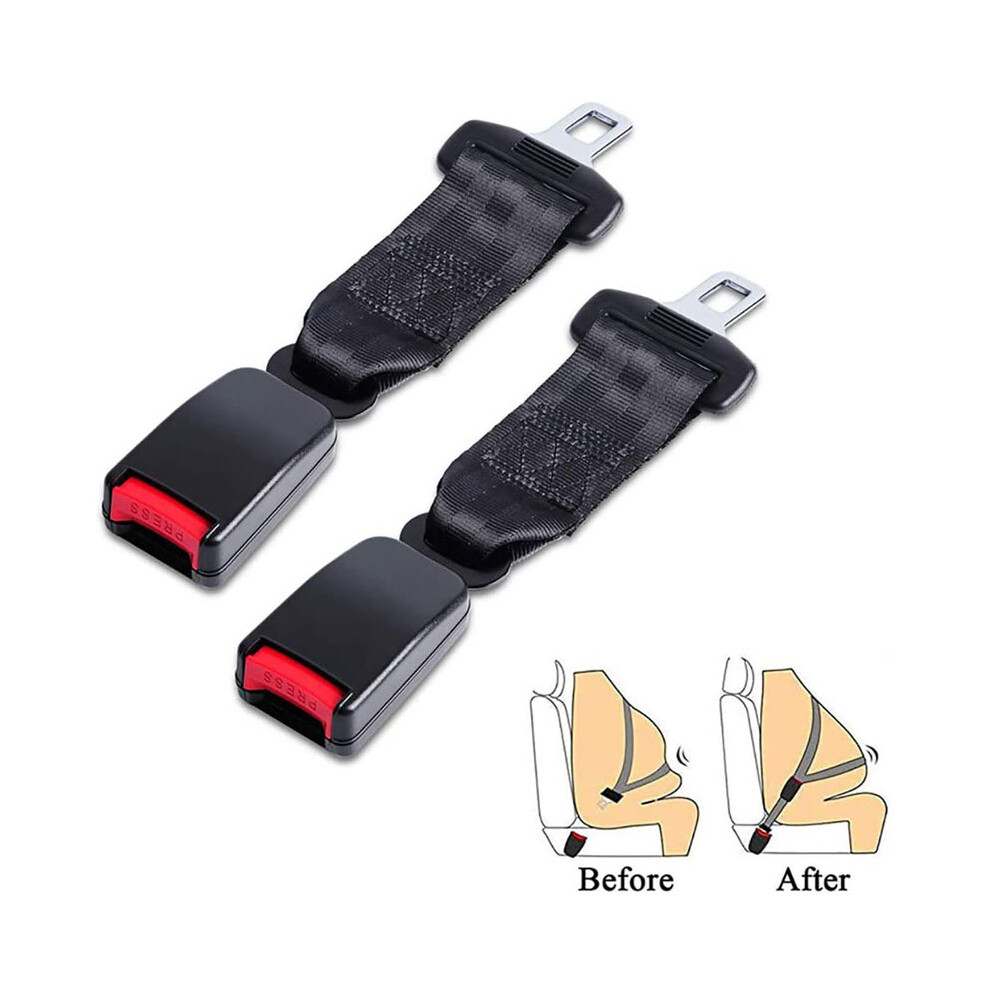 Goplushtoy (Seat Belt Extender B, 4 Pcs) Car Safety Seat Belt Extension Auto Seat Belt Buckle Clip Universal Seatbelt Extender Car Van