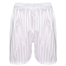 (11-12 Years, White) Kids Unisex Shadow Stripe Shorts Sports School