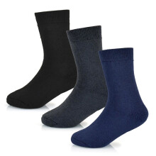 (3-6 Years (9-12), Black/Grey/Navy) Kids Boys Girls Thermal Socks Winter Warmth Socks