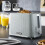 GEEPAS (Grey) Geepas 2 Slice Bread Toaster 7 Browning Level 3