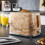 GEEPAS (Cream) Geepas 2 Slice Bread Toaster Texture Design 3