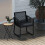Outsunny Outsunny Mosaic Garden Table, 35.5cm Folding Coffee Table, Orange 7