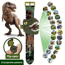 (Tyrannosaurus Rex) 3D Dinosaur Projection ElectronicWatch for Kids Fun Luminous Toy andKindergarten Gift